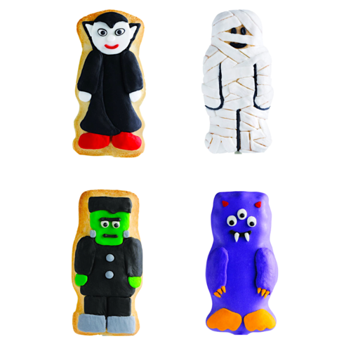 MOLDE PARA POPS DE GALLETAS WILTON - MONSTRUOS HALLOWEEN