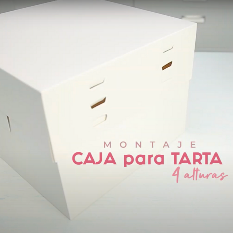 CAJA PARA TARTA 3 ALTURAS AJUSTABLES - 15 CM