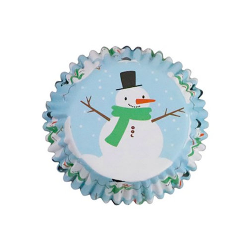 CAPSULAS CUPCAKES PME - MUÑECO DE NIEVE