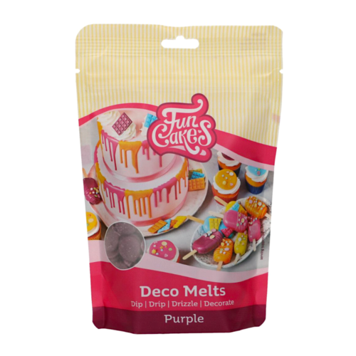 DECO MELTS FUNCAKES PURPURAS 250 G