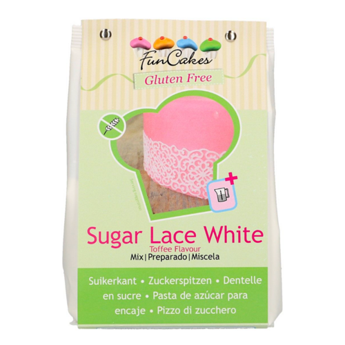 PREPARADO FUNCAKES PARA GLASA ENCAJE BLANCO (SIN GLUTEN) 400 G