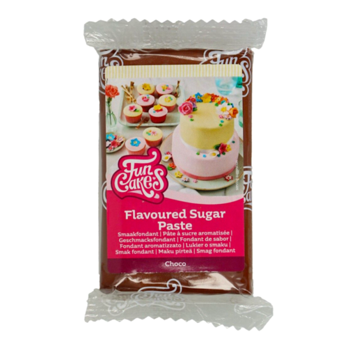 FONDANT DE SABOR FUNCAKES - MARRON CHOCO 250 G