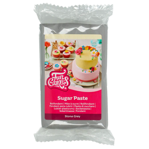 FONDANT FUNCAKES - GRIS PIEDRA 250 G