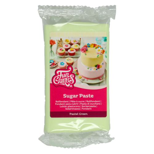 FONDANT FUNCAKES - VERDE PASTEL 250 G