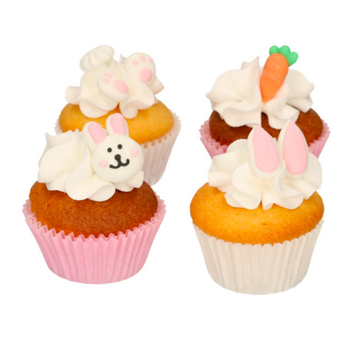 DECORACIONES DE AZUCAR FUNCAKES - CONEJOS PASCUA