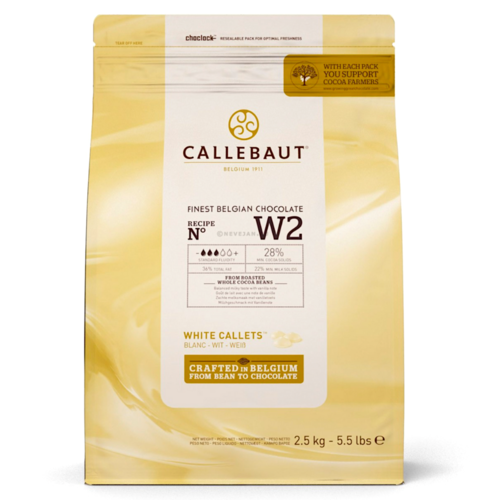 CALLETS DE CHOCOLATE BLANCO CALLEBAUT 2,5 KG