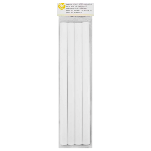 PILARES PARA TARTA WILTON - 32 CM / 1,85 CM Ø