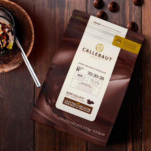 CALLETS DE CHOCOLATE EXTRA NEGRO (70,5%) CALLEBAUT - 2,5 KG