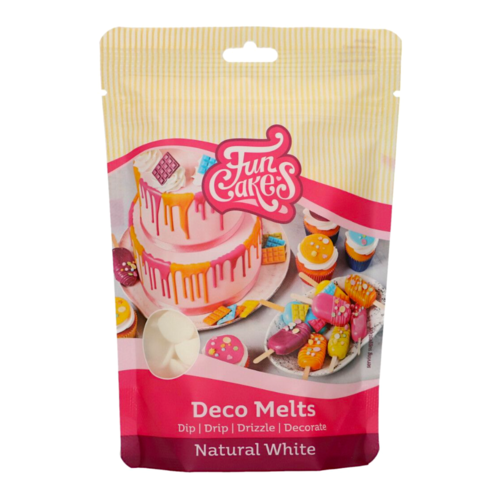 DECO MELTS FUNCAKES BLANCO NATURAL (SIN E-171) - 250 G