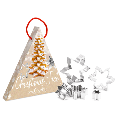 SET CORTADORES SCRAPCOOKING - ARBOL DE NAVIDAD