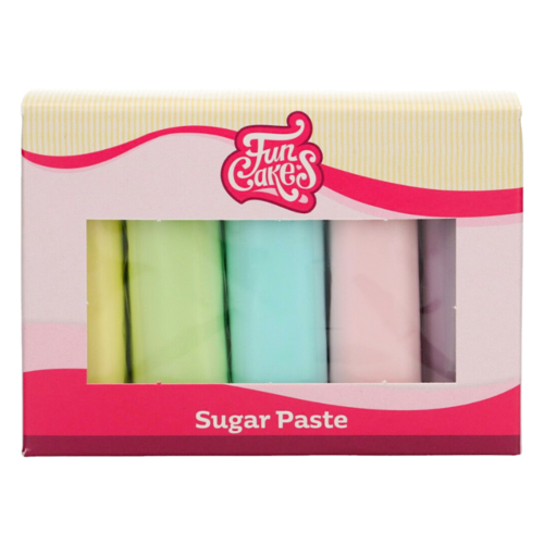 MULTIPACK FONDANT FUNCAKES - TONOS PASTEL (5 X 100 G)