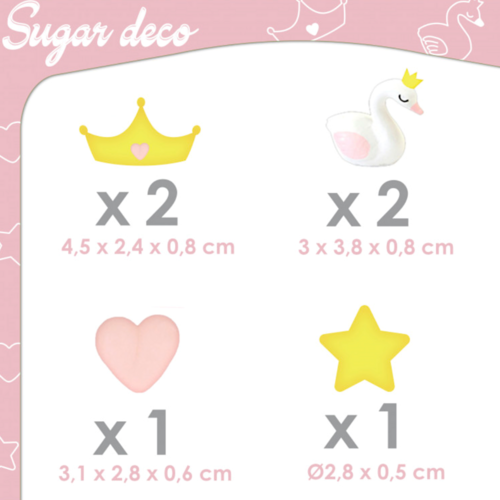 DECORACIONES DE AZUCAR SCRAPCOOKING - PRINCESA