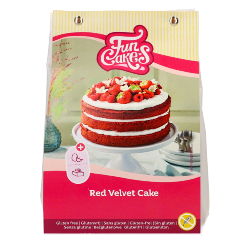 PREPARADO FUNCAKES PARA RED VELVET (SIN GLUTEN) - 400 G