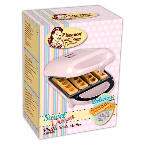 GOFRERA "WAFFLE STICKS" BESTRON - ROSA