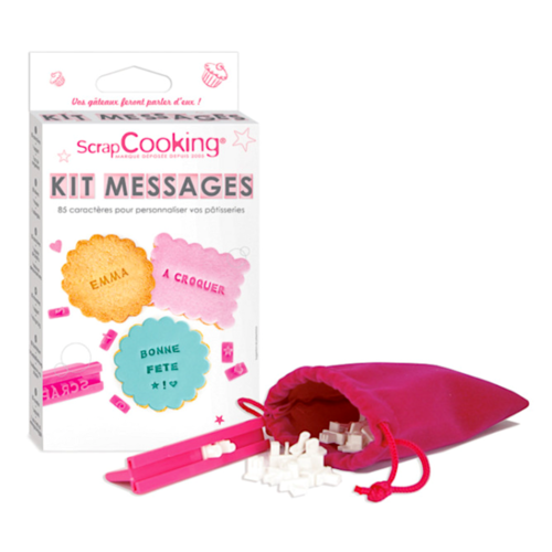 MARCADOR DE LETRAS SCRAPCOOKING - KIT MENSAJES