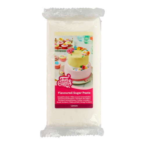 FONDANT DE SABOR FUNCAKES - BLANCO LIMON 1 KG