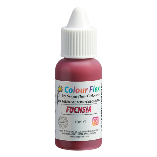 COLORANTE LIPOSOLUBLE "COLOURFLEX" SUGARFLAIR - FUCHSIA / FUCSIA (15 ML)