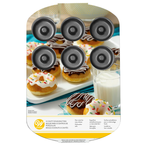 MOLDE PARA MINI DONUTS WILTON - 12 CAVIDADES