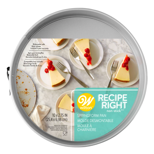 MOLDE DESMONTABLE REDONDO "RECIPE RIGHT" WILTON - 25 CM