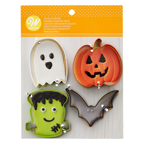 SET CORTADORES WILTON - HALLOWEEN (4 U)