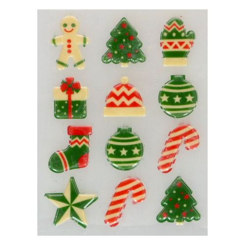 DECORACIONES DE CHOCOLATE FUNCAKES - FIGURAS NAVIDAD