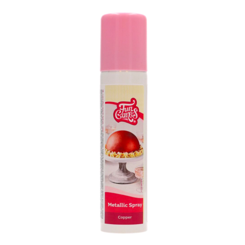 SPRAY METALICO FUNCAKES - COBRE BRILLANTE (100 ML)