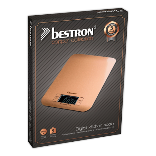 BASCULA DIGITAL DE COCINA "COPPER" - BESTRON