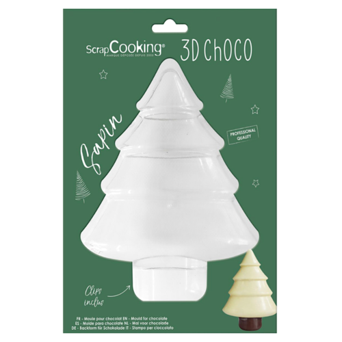 MOLDE PARA CHOCOLATE (3D) SCRAPCOOKING - ARBOL NAVIDAD