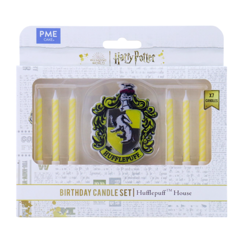 SET VELAS CUMPLEAÑOS "HARRY POTTER" PME - HUFFLEPUFF