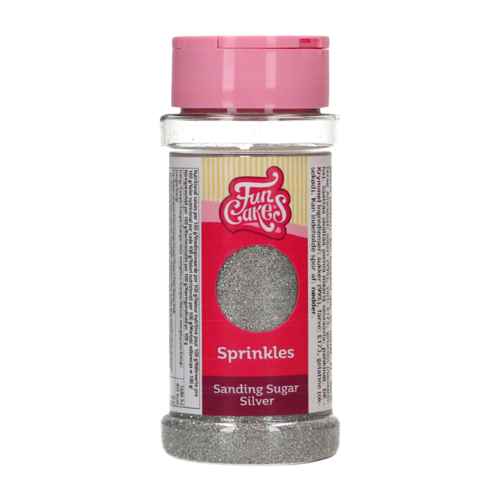 AZUCAR DE GRANO FINO "SANDING SUGAR" FUNCAKES - PLATA (80 G)