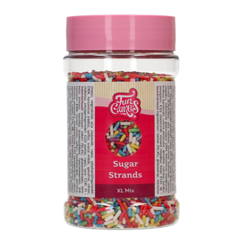 FIDEOS DE AZUCAR FUNCAKES - MIX COLORES XL (225 G)