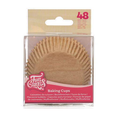 CAPSULAS CUPCAKES FUNCAKES - MARRON KRAFT