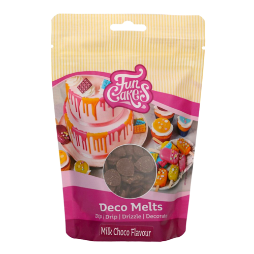 DECO MELTS FUNCAKES SABOR CHOCOLATE CON LECHE (250 G)