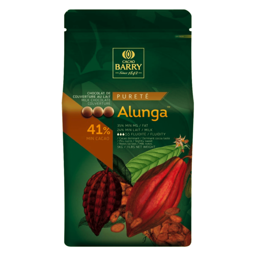 CALLETS DE CHOCOLATE CON LECHE "ALUNGA" CACAO BARRY - 1 KG